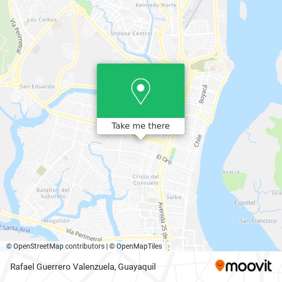 Mapa de Rafael Guerrero Valenzuela