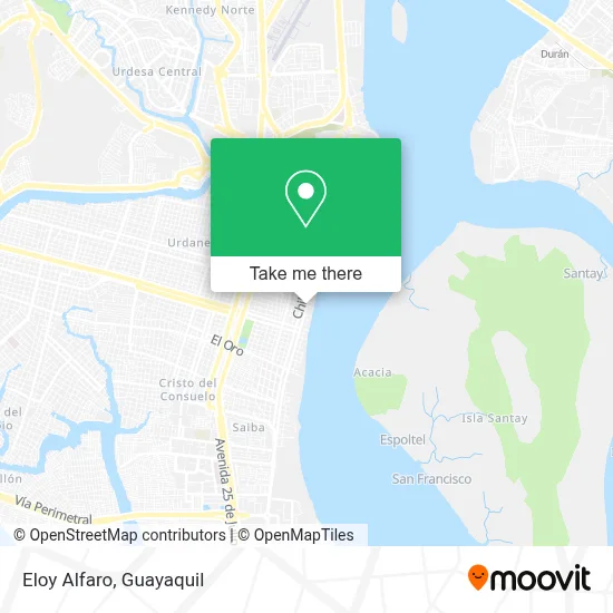 Eloy Alfaro map
