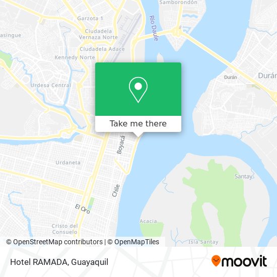 Hotel RAMADA map