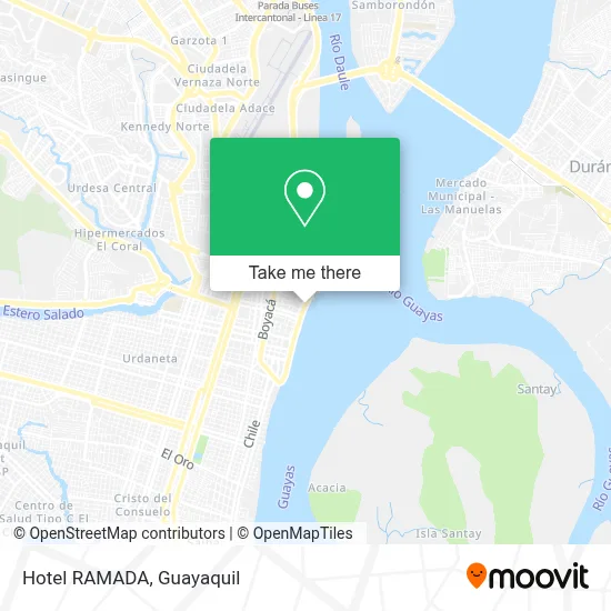 Hotel RAMADA map