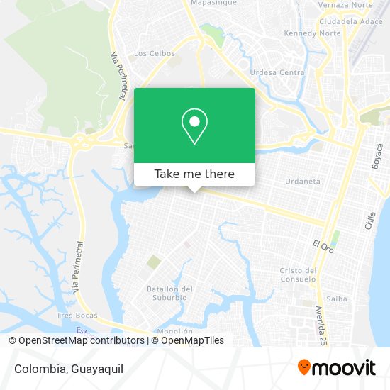 Colombia map