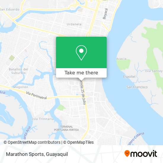 Mapa de Marathon Sports