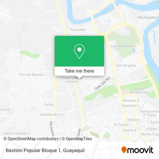 Bastión Popular Bloque 1 map