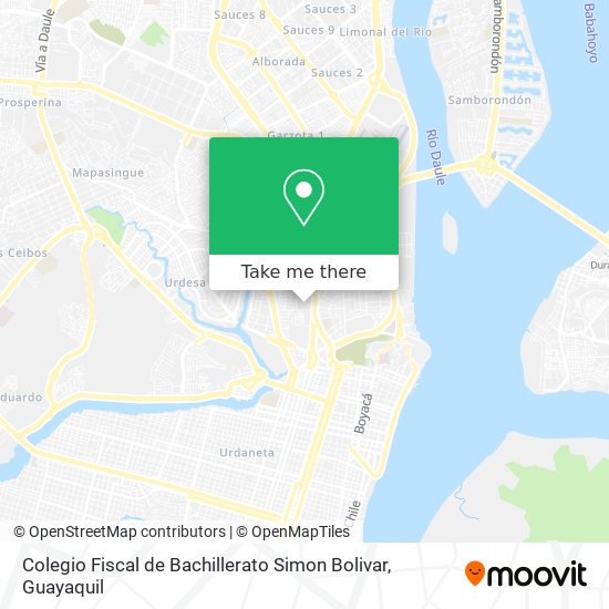 Colegio Fiscal de Bachillerato Simon Bolivar map