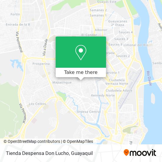 Mapa de Tienda Despensa Don Lucho