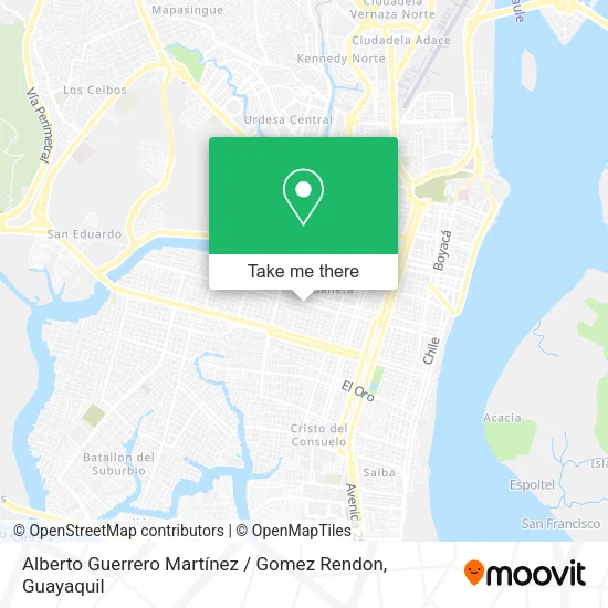 Alberto Guerrero Martínez / Gomez Rendon map