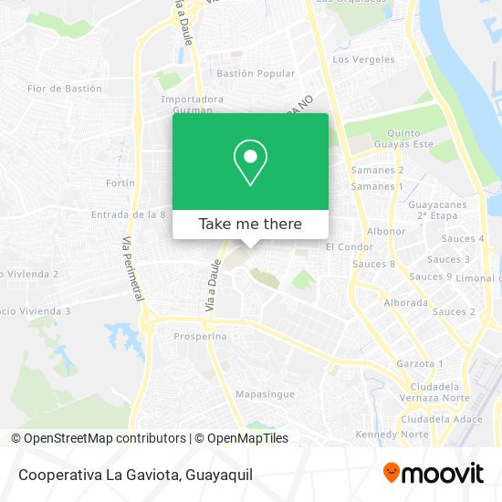 Mapa de Cooperativa La Gaviota