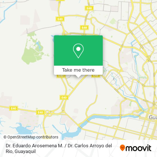 Mapa de Dr. Eduardo Arosemena M. / Dr. Carlos Arroyo del Rio