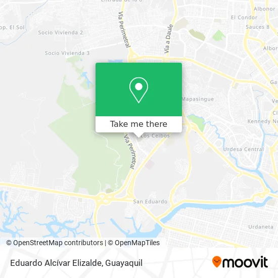 Eduardo Alcívar Elizalde map