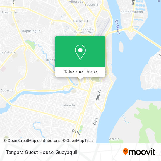 Tangara Guest House map