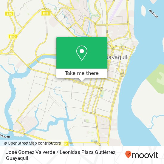 Mapa de José Gomez Valverde / Leonidas Plaza Gutiérrez