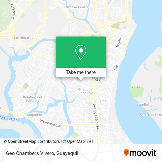 Geo Chambers Vivero map