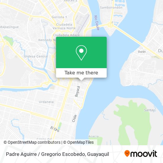 Padre Aguirre / Gregorio Escobedo map
