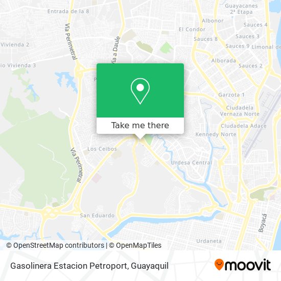 Gasolinera Estacion Petroport map