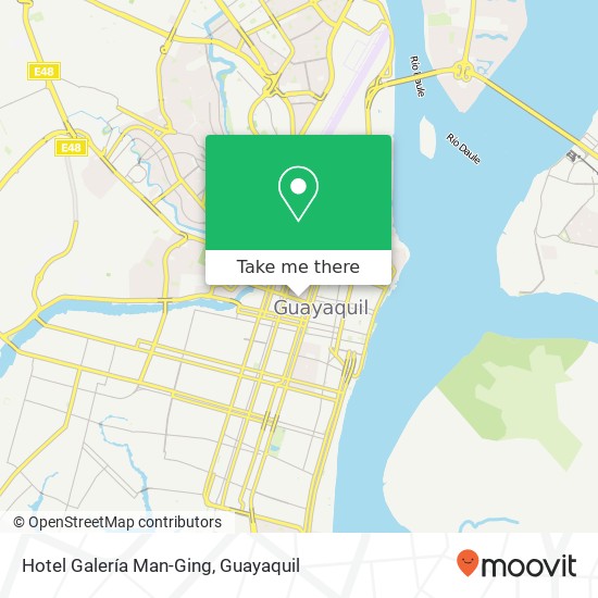 Mapa de Hotel Galería Man-Ging