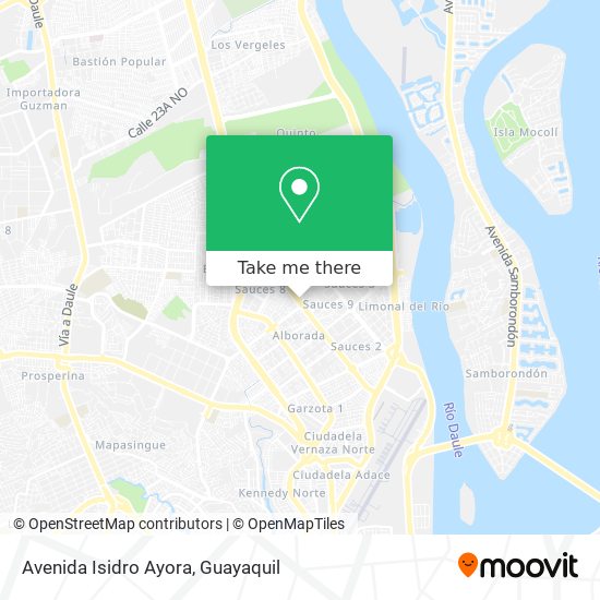 Mapa de Avenida Isidro Ayora