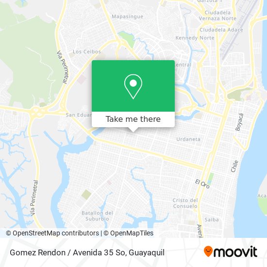 Gomez Rendon / Avenida 35 So map