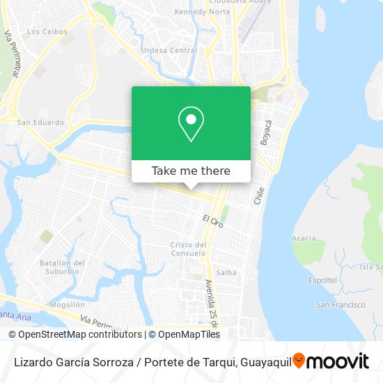 Lizardo García Sorroza / Portete de Tarqui map