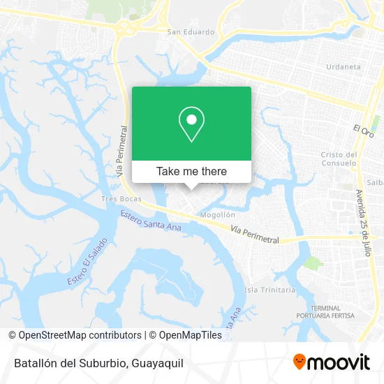 Batallón del Suburbio map