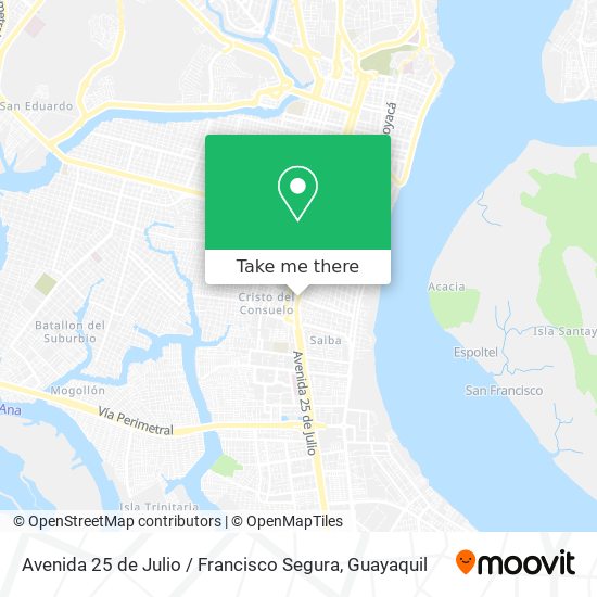 Avenida 25 de Julio / Francisco Segura map