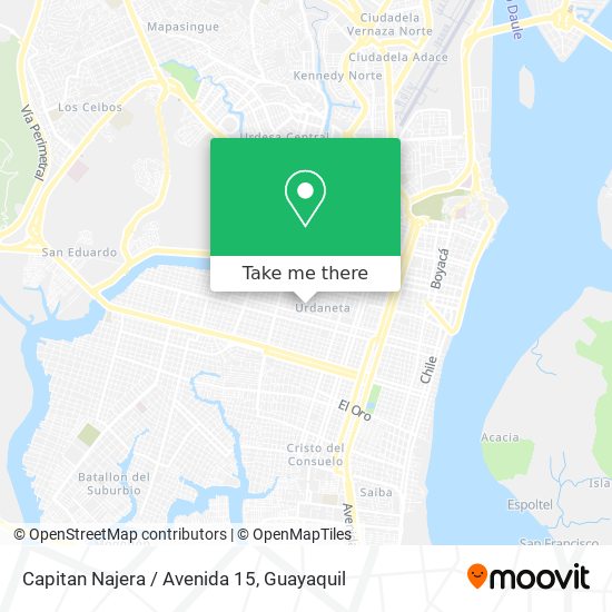 Capitan Najera / Avenida 15 map