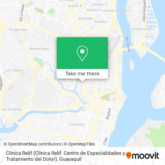 Clínica Relif (Clínica Relif. Centro de Especialidades y Tratamiento del Dolor) map