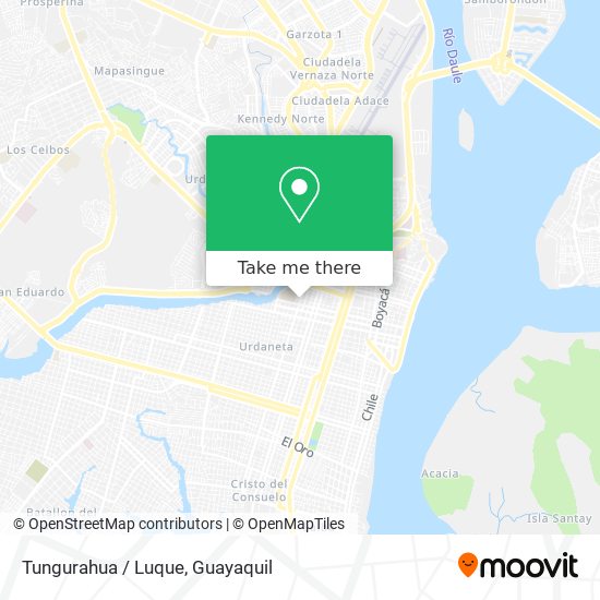Tungurahua / Luque map
