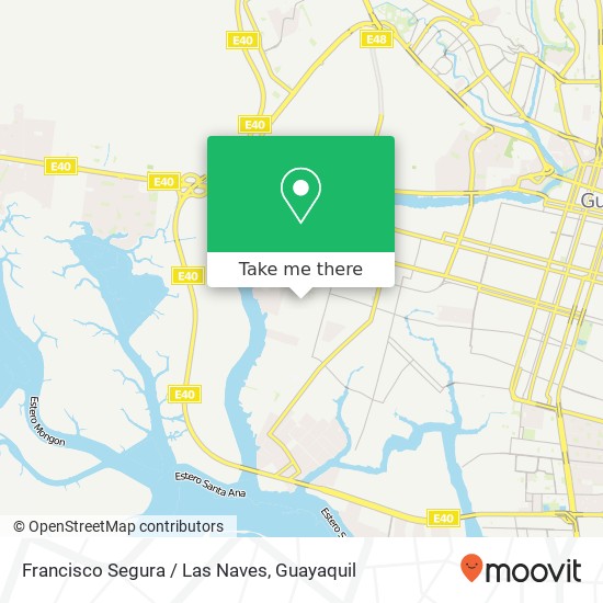 Francisco Segura / Las Naves map