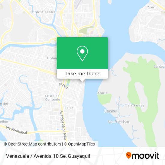 Venezuela / Avenida 10 Se map