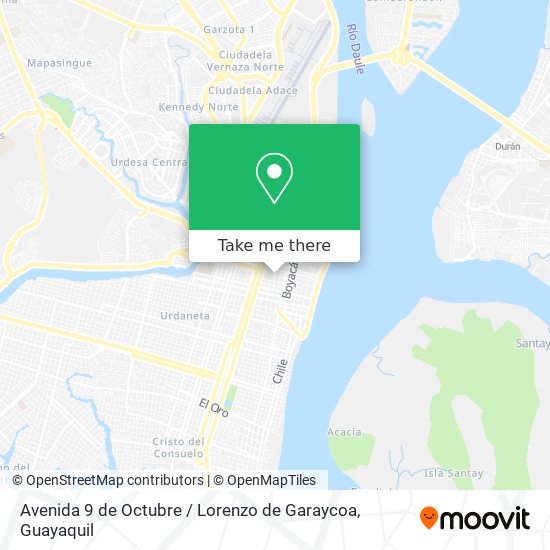 Avenida 9 de Octubre / Lorenzo de Garaycoa map