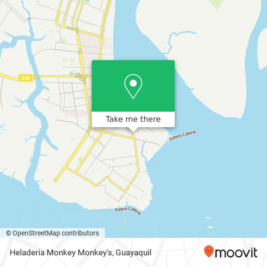 Heladeria Monkey Monkey's map