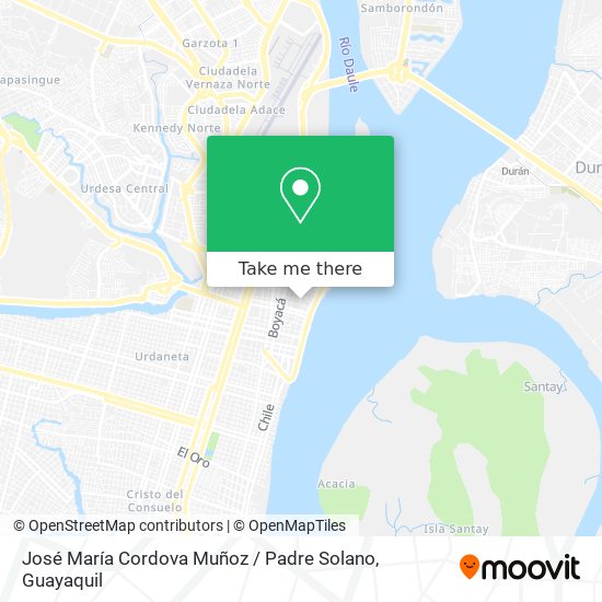 José María Cordova Muñoz / Padre Solano map