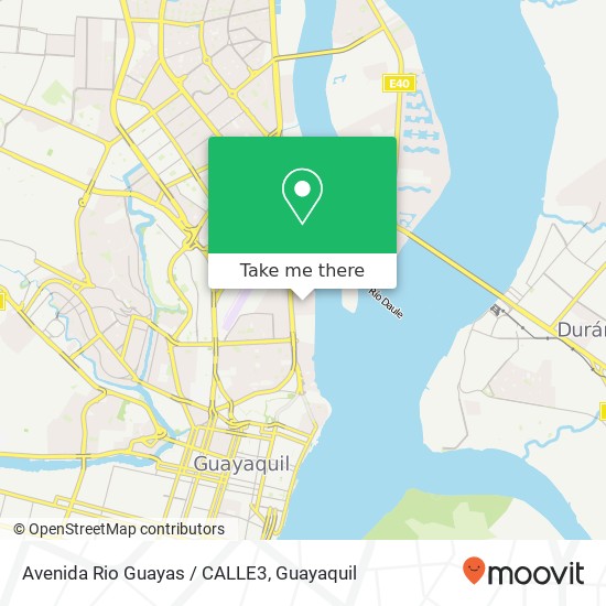 Mapa de Avenida Rio Guayas / CALLE3