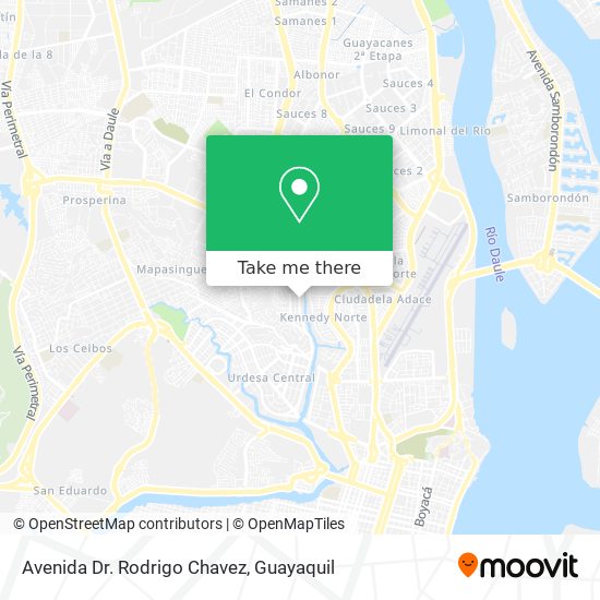 Avenida Dr. Rodrigo Chavez map