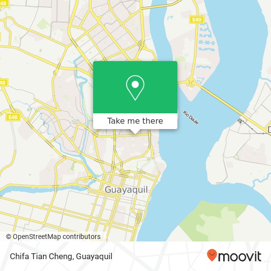 Mapa de Chifa Tian Cheng