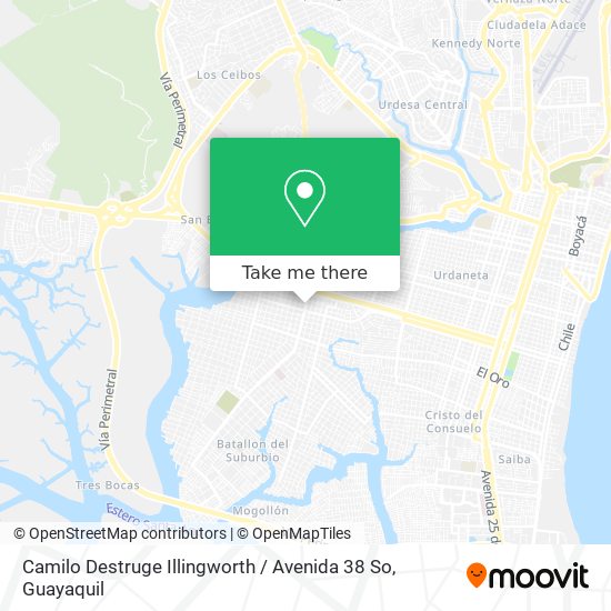 Camilo Destruge Illingworth / Avenida 38 So map