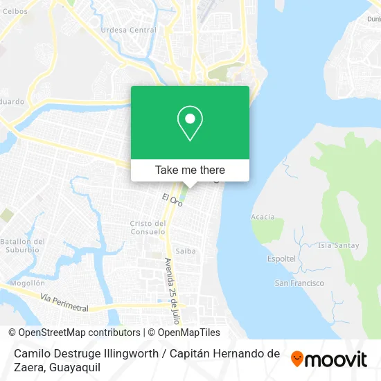 Camilo Destruge Illingworth / Capitán Hernando de Zaera map