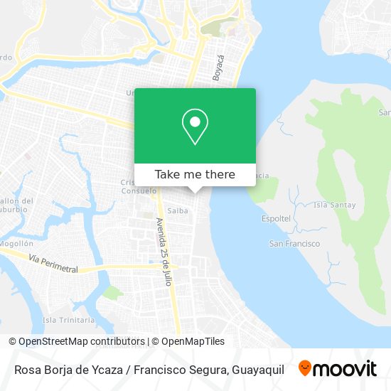 Rosa Borja de Ycaza / Francisco Segura map