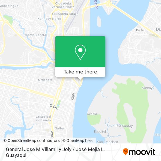 Mapa de General Jose M Villamil y Joly / José Mejia L