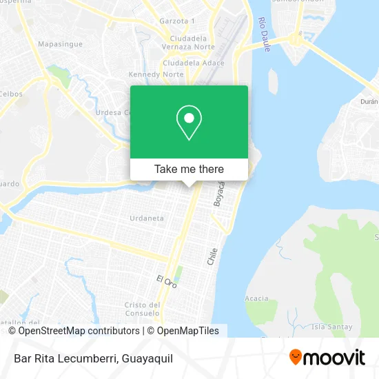 Bar Rita Lecumberri map