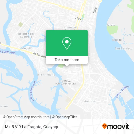 Mapa de Mz 5 V 9 La Fragata