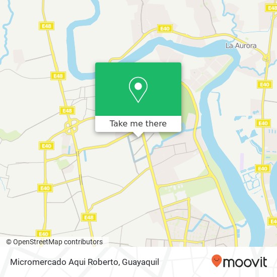 Micromercado Aqui Roberto map