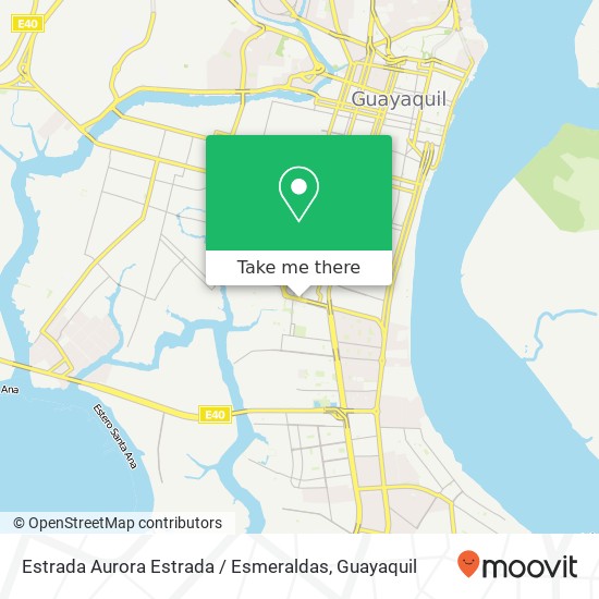 Estrada Aurora Estrada / Esmeraldas map