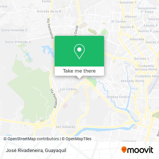 José Rivadeneira map