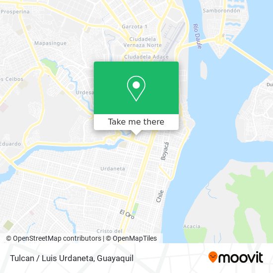 Tulcan / Luis Urdaneta map