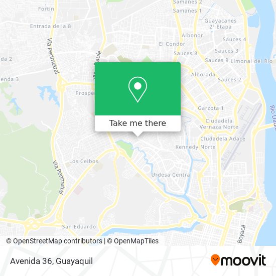 Mapa de Avenida 36