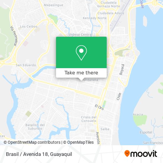 Brasil / Avenida 18 map