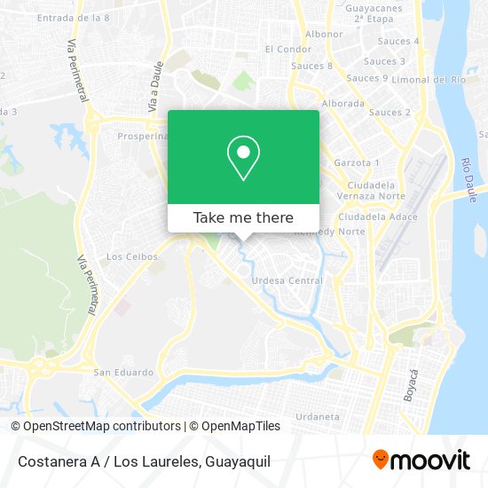 Costanera A / Los Laureles map