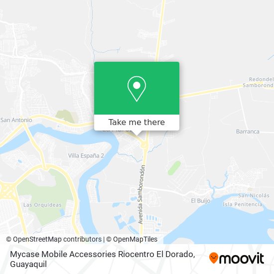 Mycase Mobile Accessories Riocentro El Dorado map