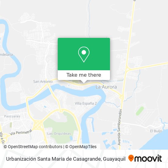 Urbanización Santa María de Casagrande map